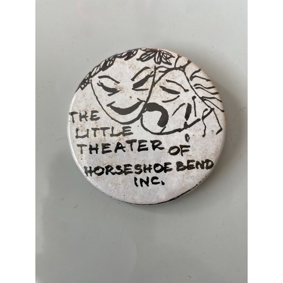 Vintage THE LITTLE THEATER OF HORSESHOE BEND INC Arkansas Pinback Button - Picture 1 of 3